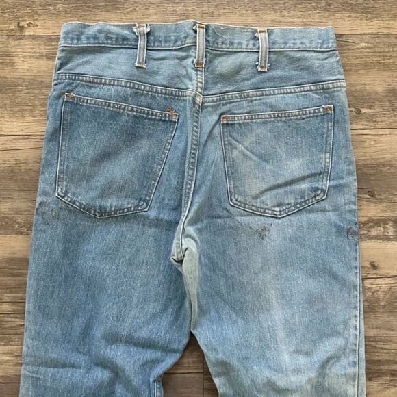 Vintage 70s JC Penney Denim Jeans Size 33x29 - Picture 2 of 8